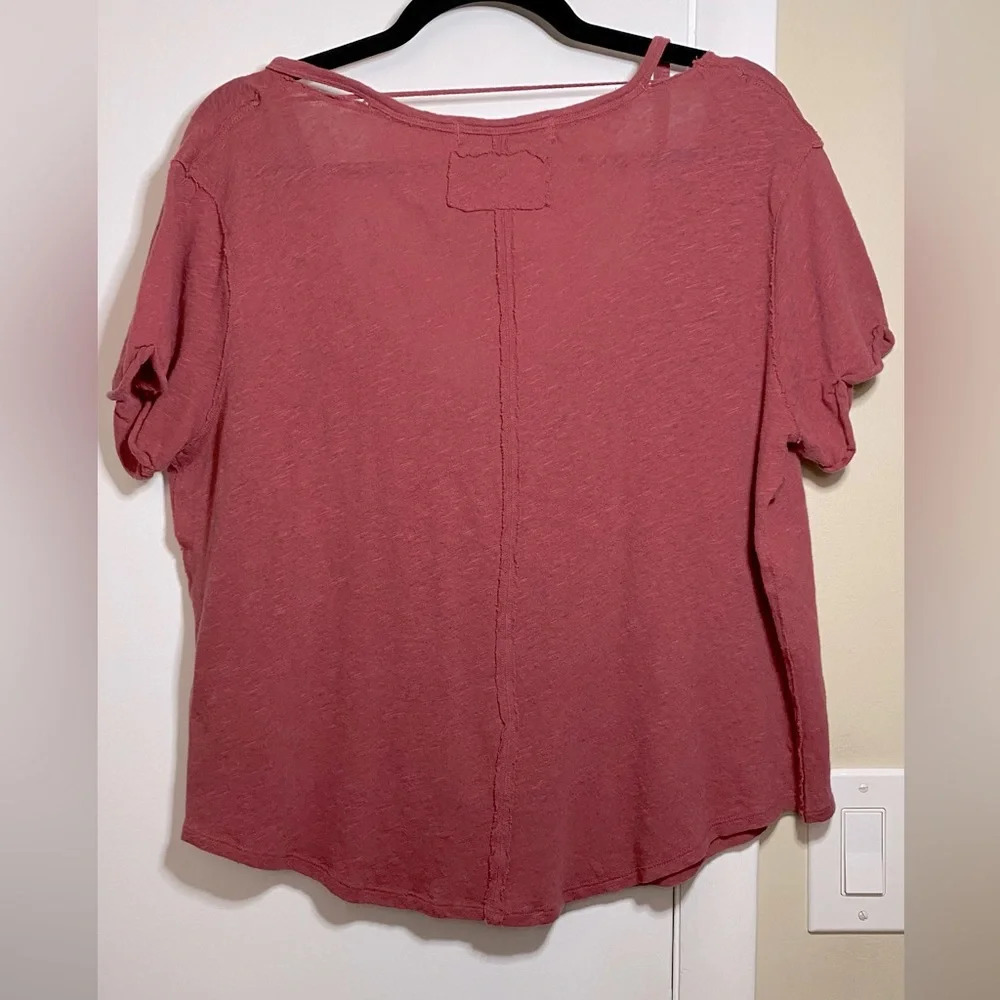 NWT We the Free (Free People) Linen Blend Over U Top Size XS - Picture 6 of 10